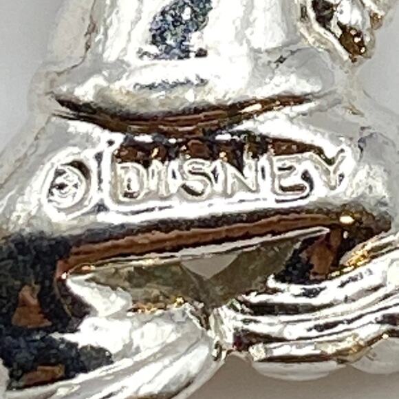 NWOT DISNEY Charm Bracelet Silver Tone Mickey Minnie Daffy Goofy Pluto - 6 3/4" - Picture 8 of 10